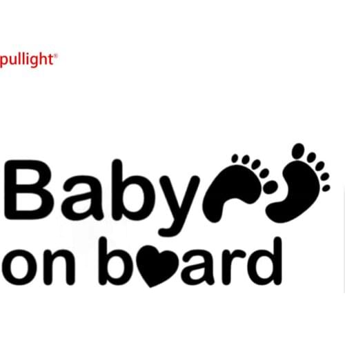 15CM*6.8CM Baby On Board Funny Car Sticker Novelty Vinyl Decals Motorcycle Car Styling Accessories