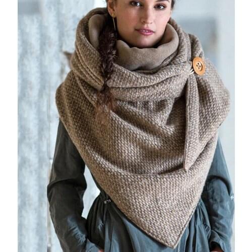 Women Pure Color Scarf Fashion Women Scarve Retro Female Multi-Purpose Shawl Scarf Foulard Femme Winter Scarf accesorios mujer F