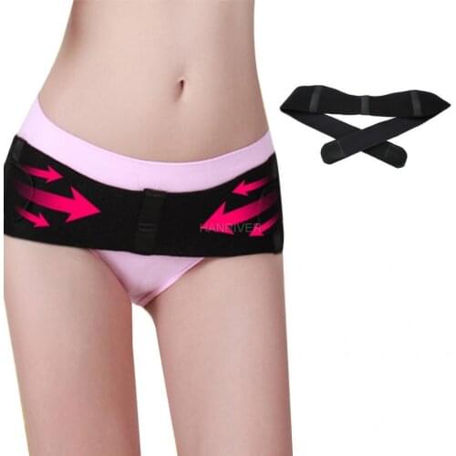 Womens postpartum repair pressure belt is thinner, cross belt tight elastic belt comfortable double velcro