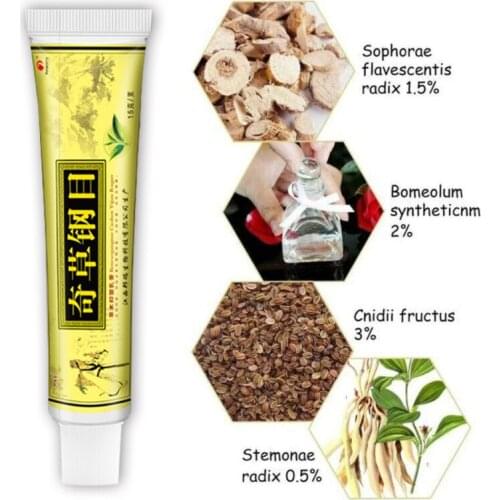 15ML Body Psoriasis Cream Dermatitis and Eczema Pruritus Psoriasis Ointment Skin Care