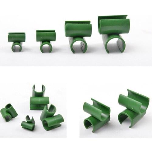 20Pcs/set Plant support Fixed Cross Clip Plant Grafting Stakes Connector Clip