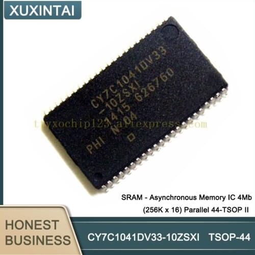 20PCS/LOT CY7C1041DV33-10ZSXI CY7C1041DV33 CY7C1041 IC SRAM 4MBIT PARALLEL 44TSOP II