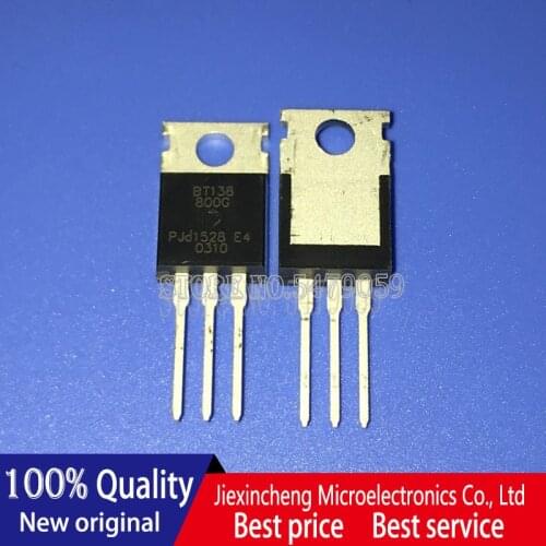 5PCS BT138-800G BT138 TO-220 TRIAC 800V 12A New original