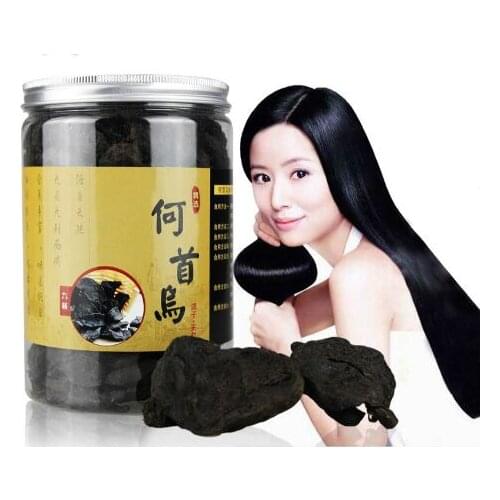 500g High Quality He Shou Wu Fo-Ti Polygonum multiflorum Loose Root Slice Beauty hair care Chinese herbal medicine free shipping