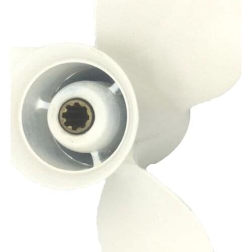 9 1/4x11 j 9.9-15-20HP 3 Blade Aluminium 8 Spline Propeller Prop for Yamaha