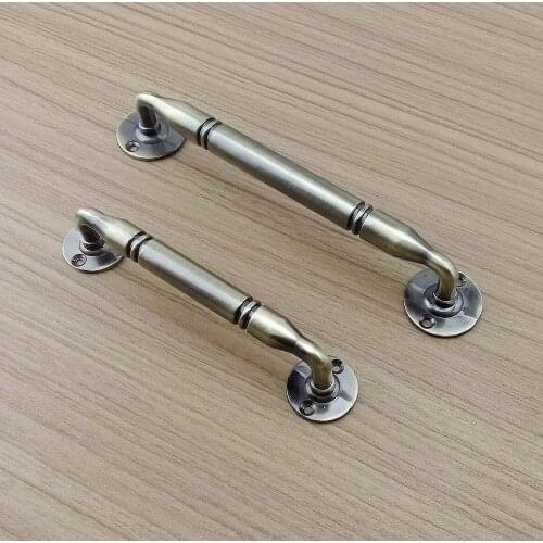 Antique Thicker Bronze Wooden Door Handles Bathroom Balcony Bedroom Fire Door Cabinets Wardrobe Furniture Hardware Pull Knobs