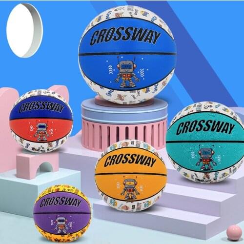 Basketball Cartoon Durable High Elasticity Suitable for Indoor and Outdoor Women Girls Boys and Teenagers B2Cshop