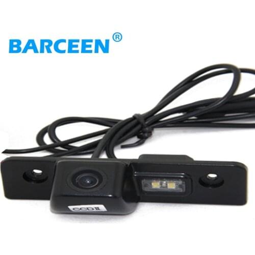 Free Shipping Rear View Camera Car Reversing Camera with WaterProof IP69 + Wide Angle 170 Degree CCD For Skoda Octavia