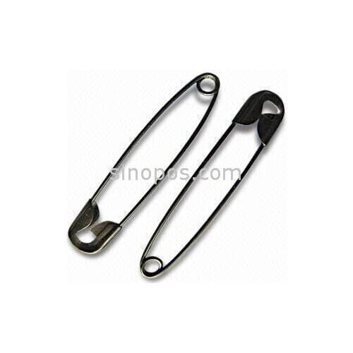 Free shipping 18mm Standard Safety Pins in Black Color 000#/ Gold safety pins/ Silver safety pin/ Fashion Colored safety pins