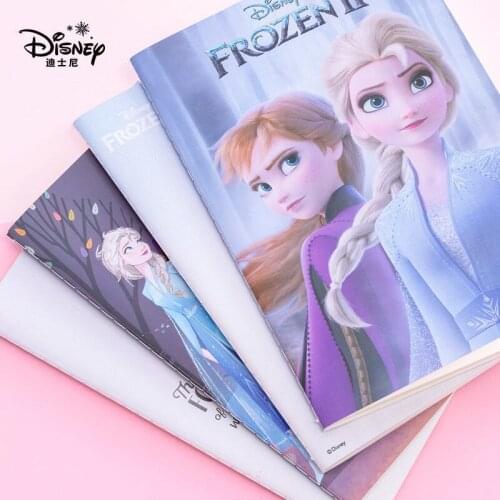 Disney Homework Student A5 Notebook Korean Version Super Thick Cute Girl Heart B5 Frozen Notepad