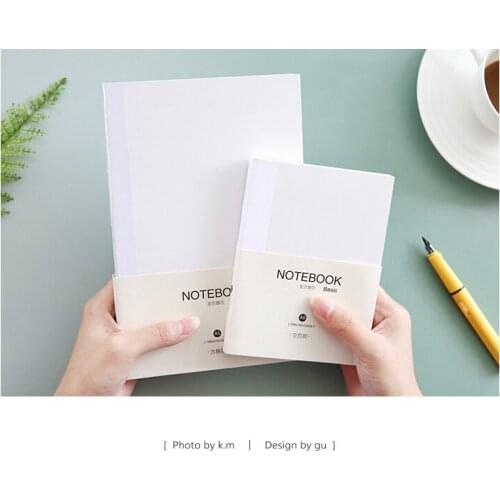 A5 A6 Handbook Hobo Notebook blank Ruled Squared Papers Basic Style 80 Sheets
