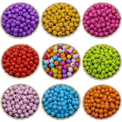 8mm Loose bead DIY Jewelry Accessories Cracks Multicolor Finding Handmade Material Beads Hot Sale Wholesale Fashion New