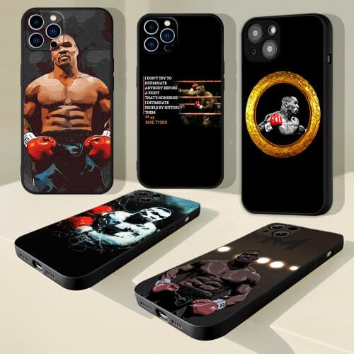 Hrmes Mike Tyson Boxer Phone Case for iPhone 8 7 6 6S Plus X 5S SE 2020 XR 11 12 Pro mini pro XS MAX