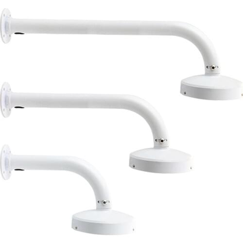 Security Surveillance Camera Wall Mounting Bracket Aluminum Holder Stand Compatible with Hikvision Dahua Samsung Dome CCTV Cam