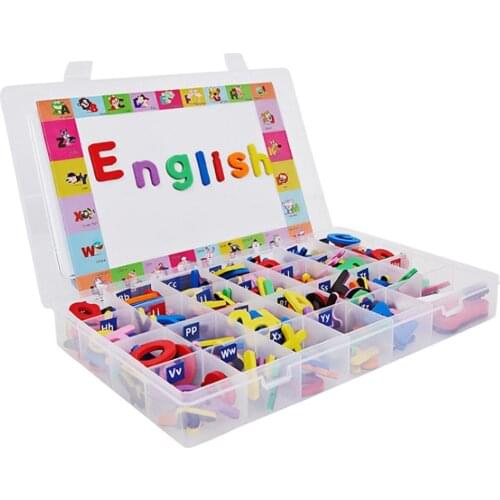 Number Letter Figure Symbol Puzzle Magnetic Sticker with Baseboard Pre-school Educational Kit Kids Educational Toys