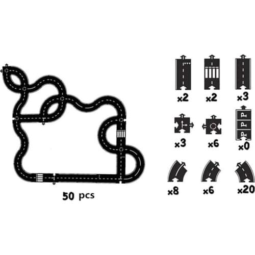 DIY Kids Puzzels Track Play Toys Set PVC Splicing Path Road Car Puzzle Games Baby Carpet Play Mat Educational Learning Toys Gift