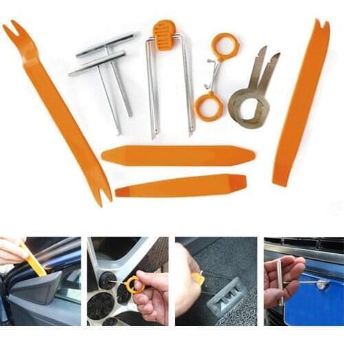 Hot 12pcs Car Door Clip Panel Radio Removal Tool For Suzuki SX4 SWIFT Alto Liane Grand Vitara Jimny S-Cross