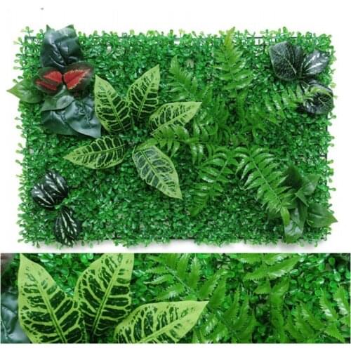 Artificial Plant Lawn DIY Background Wall Simulation Grass Leaf Wedding Home Decoration Green Wholesale Carpet Turf Office Decor