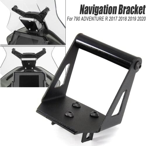 For 790 ADVENTURE R Motorcycle SMART PHONE Navigation GPS Plate Bracket Adapt Holder Kit 2017 2018 2019 2020