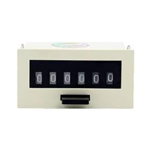 MCF-6X 6 digit Electromagnetic Industrial Counter AC110V 220V DC 12V 24V