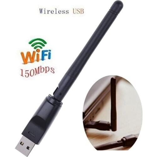 PC Mini Wi-fi Dongle Kebidu USB 2.0 WiFi Wireless Network Card 150M 802.11 b/g/n LAN Adapter with rotatable Antenna for Laptop