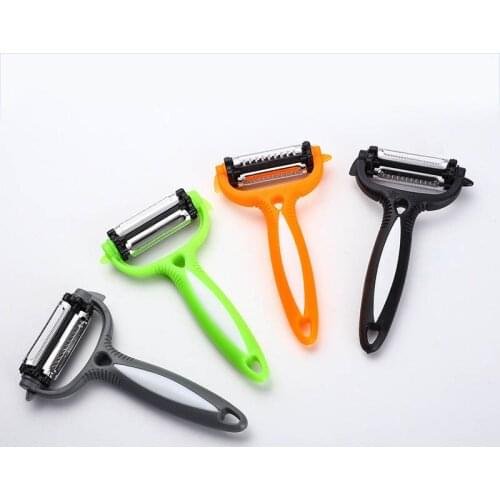 3 In 1 Multifunction 1PC Vegetable Peeler Cooking Tools 360 Degree Rotary Fruit Slicer Kitchen Accessories Julienne Cutter