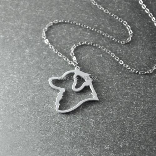 Australian Shepherd necklace, Australian Shepherd pendant, animal necklace ,alloy dog necklace , pet memorial gift