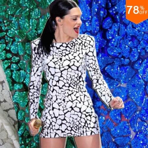 Direct POz7 textile Sequin embroidery embroidered cloth cloth embroidery massive textile and garment pants fabric fabric cloth