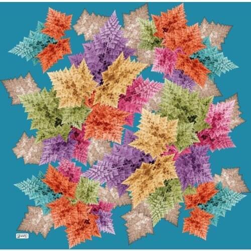 REYYAN SILK OYALIK WRITING (NEW QUALITY)-16319 - RENK-12