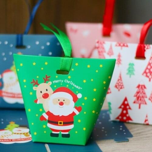 Christmas Square Bottom Gift box,Christmas favor box, christmas decoration, holiday gift box 30PCS/LOT