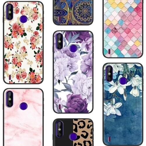 Silicone Cartoon Phone Case For Tecno Spark4 Air/KC6 Shockproof Full wrap Fashion Design Anti-dust