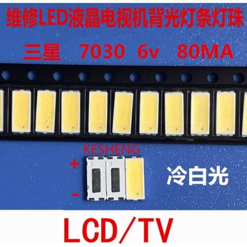 Per la manutenzione tcl LED TV LCD retroilluminato con lampada 7030 6v LED perline SAMSUNG light bar 2000PCS