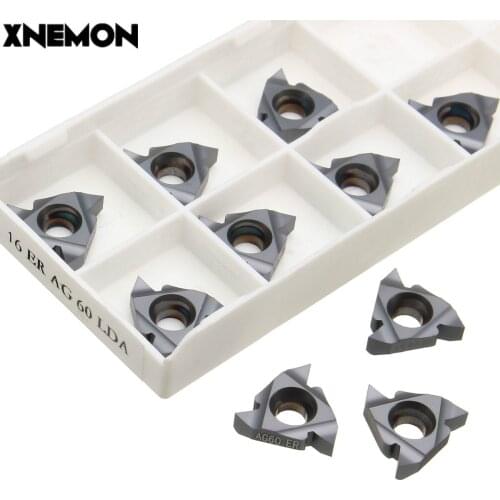 1/10Pcs 16ER AG60 VP15TF Thread Turning Tools Hard Alloy inserts Cutting Tool CNC Tools Lathe tools Lathe cutter 16ERAG60 3/8"