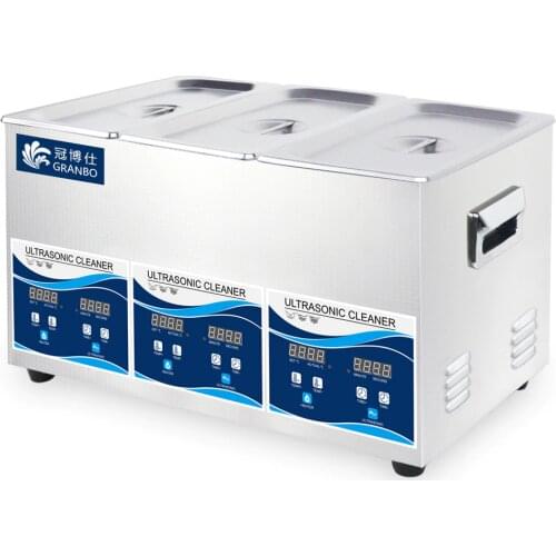 New 6.5L Ultrasonic Bath Custom Digital Cleaner 40KHZ 3Tanks Solutions Industrial Transducer Washer Machine