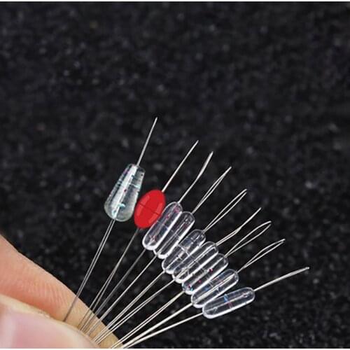 10pcs Float Imported Silica Gel Space Beans Oval Stopper Connector Line Buoys Fishing Bobber Float Carp Fishing Accessories