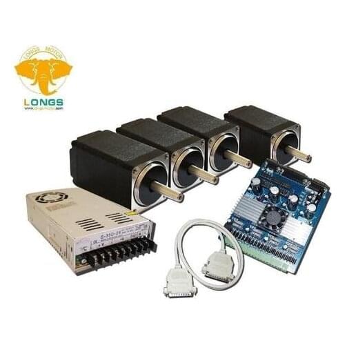 4 Axis Nema11 Stepper Motor 17oz-in 0.67A & 4axis stepper motor driver controller board TB6560 CNC Router Longs Motor