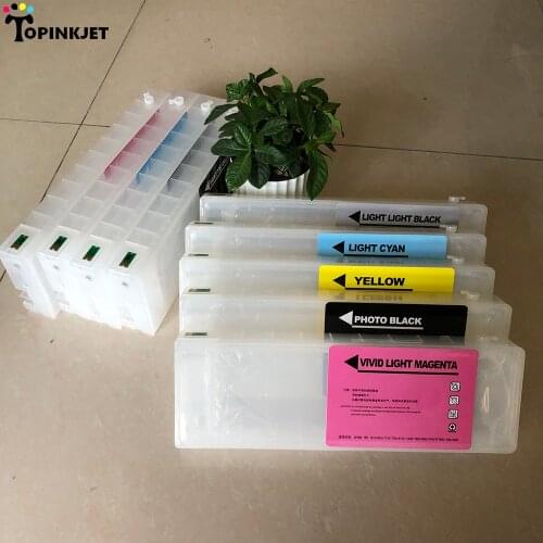 9 colors 700ml T6361-T6369 refill ink cartridge for Epson 7890 9890 7908 9908 printer ink cartridge with chip