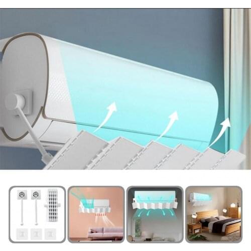Avoid Direct Blowing Plastic Foldable Wind Direction Adjustment Air Conditioning Shield for Home