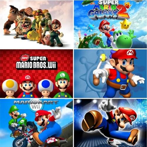 5D DIY Good Childhood Memories Game Diamond Mosaic Motorcycle Racing Diamond Painting Diamond Mosaic Living Room Home Decoration