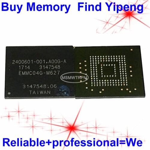 EMMC04G-M627 BGA153Ball EMMC 4GB Mobilephone Memory New original and Second-hand Soldered Balls Tested OK