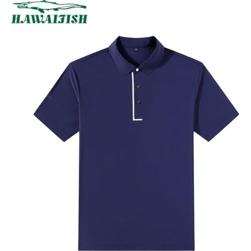 Hawaifish brand male polo shirt summer casual High Quality polo shirt men Ice silk Quick dry Popular Casual camisa polo masculin