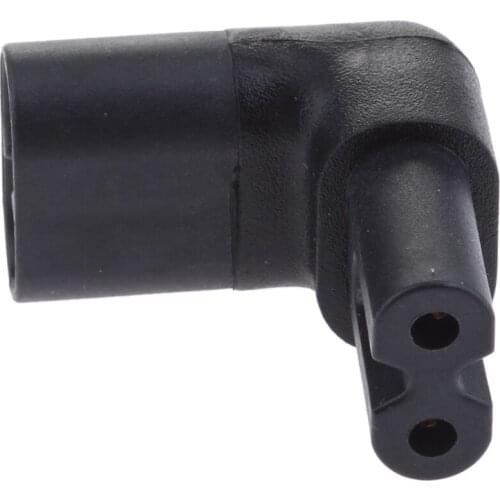IEC320-C8 to C7 90 Degree Up Down Angle Right Angle AC Power Adapter