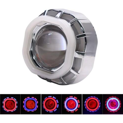 High Brightness U13 10w motorcycles Angel Eyes Square LED bulb Moto Projector Headlights