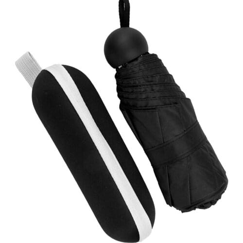 Mini Travel Sun & Rain Umbrella Lightweight Windproof Portable Umbrella Compact Parasol with UV Protection