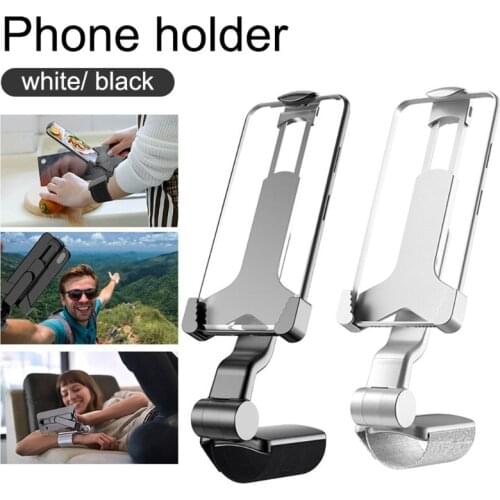 Outdoor Sports Invisible Modern Portable Climbing Mobile Phone Holder Lazy Running Armband Riding 360 Degree Rotatable Universal