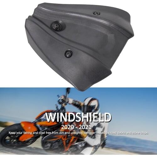 NEW Motorcycle Accessories Black Windshield Spoiler Windscreen For 1290 Super Duke R 2020 2021