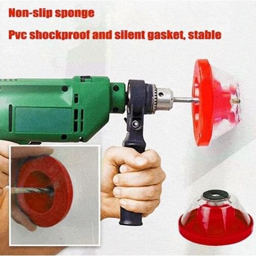 Electric Drill Dust Cover Collecting Ash Bowl DustProof Household Dust Collector For Wall Opening Door Frame Installation