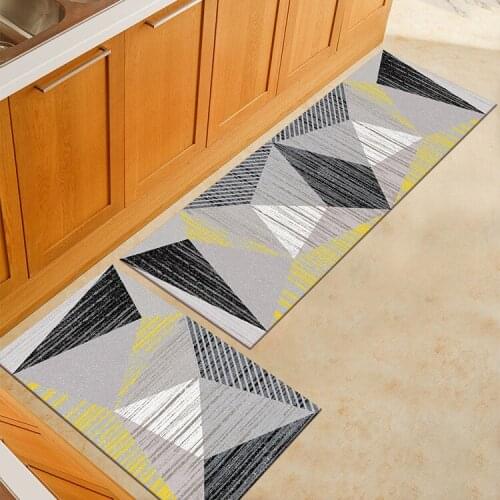 Pink Sketch Plaid Floor Mat Doormat tapete Oil Absorption Kitchen Mat Bathroom Bedroom Carpet Front Door Rugs