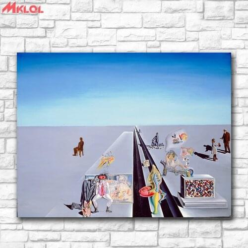 Salvador-dali-the-first-days-of-spring Canvas Painting For Living Room Home Decoration Oil Painting On Canvas Wall Painting