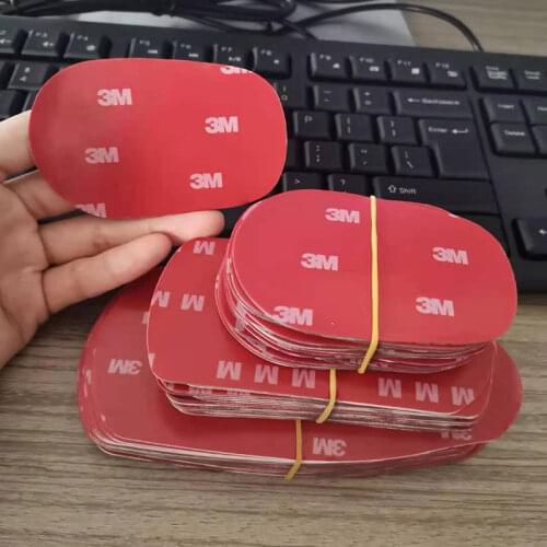 5PCS 3M Super Strong VHB Double Sided tape Waterproof No Trace Self Adhesive Acrylic Pad Two Sides Sticky Car Home Office